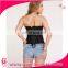 Sexy Black TOP Lace up Back Lingerie Steel Boned Corset