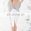 2015 fashion white bodycon midi skirt , high waist skirt, crop top and skirt set