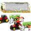 Popular Plastic Farm Tractor toy ,Friction Farm Truck ,Tool Truck Toy for Kids