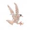 Best Selling Products Silver/Gold/Rose Gold Shining Rhinestone Hummingbirds Jewelry Brooch