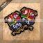 custom woven school logo badge patch for uniform garment