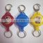 Hot Sale Retractable Round Plastic Badge Pull Reels With Metal Belt Clip