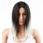 Silky Straight 24 Inch Hand Chooseing Full Loose Weave Lace Human Hair Wigs Bright Color