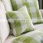 home decorative linen woven plaid cushion covers for Sofa set