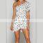 LAITE D2123 women casual dresses ladies dot printed dresses women sexy mini summer dresses
