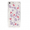 Golden Edge Epoxy Phone Case Flower Phone Case Floral Mobile Cover