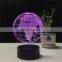 3D LED Night Light Acrylic Lamp illusion Lamp Earth Globe