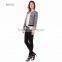 China factory boyish grey custom lady jacket /women jacket