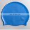 Custom logo printing waterproof silicone swimming cap for adult