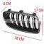 1 Pair Carbon Black Dual Line Grill Kidney Grille For BMW 3 Series F30 F31 2012 2013 2014 2015 2016 2017 2018 Racing Grills