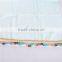 China towel manufactory flower piping /serging lace pure cotton embroidery towel sets