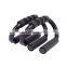 Factory custom 6-in-1 ab roller kit with knee mat wheel jump rope gym equipment  push up bragrips stands TPE tension belt