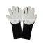 7 Gauge Stainless Steel Wire HTP Abrasion Tear cut Resistant  Gloves Sewing with Leather on Palm 38cm Long