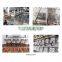 Semi auto turntable tampography watch dial toys button 6 color pad printer printing machine