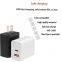 Mobile Phone Chargers, QC3.0 + PD Type C Travel Adapter, Wall Charger, GaN Charger
