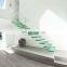 2021 New Interior Staircase With Handrail Designs Stainless Steel Floating&Straight Stairs