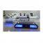 Modern leather sofa set furniture LED light living room sofa
