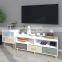 Modern Night stand Side End Table Bedroom Living Room Sitting Room 4 Drawers White