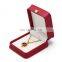 High quality luxury design lcustom logo travel jewelry box PU gift box pendent box