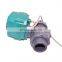 pvc motorized valve BSP NPT thread glue CTF-001 10nm 12v dn25 pvc motorized operated valve