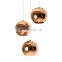 Modern Ceiling Pendant Lighting Glass Globes Sputnik Long LED Mirror Hanging Chandelier Lamp