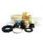 Factory customized nylon ptfe pom abs peek split pipe bushing sleeve bearing