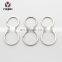 Good Quality Custom Color Stainless Steel Flat Split Key Ring Accessories For Handbag