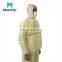 Manufacture Customized 3 Panel Hood Storm Flap With Adhesive Tape Non Woven SMS Microporous Coverall With Bound Seams