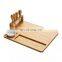 Hot Sale Simple Safe Kitchen 100% Natural Bamboo Cheese Board Kitchen Knives Set Board Chopping Blocks