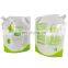 Custom printing bolsa de pico 1L 2L stand up spout pouch packaging laundry detergent washing liquid powder with cut out handle