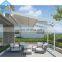 Outdoor Garden Patio Roof Free Standing Aluminum Motorized Retractable Automatic Awning
