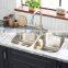 Stainless Steel Sink Caddy Sponge Holder Kitchen Sink Organizer Dishwashing Liquid Drainer Sponge And Soap Holder for Kitchen