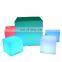 High Quality led outdoor light cube 16 Color Change Led Light Up Cube table chairs Furniture Outdoor 40CM