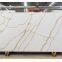 Code：8837，Calacatta artificial stone quartz slab kitchen countertops