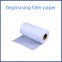 Paper bag filter degreasing filter paper