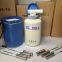 yds 3-liter portable semen liquid nitrogen container with handle