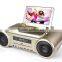 Portable home Karaoke DVD Player with MIC/TV/AV/FM/USB/SD/Game/Li Battery