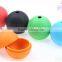 Ball shape silicone colourful ice cube tray,Sphere silicone Ice ball makers individuals