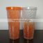 16oz/22oz/24oz Plastic double wall insulated ice mugs beer cup with ice beads gel