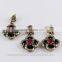 Colorfull !! White CZ & Red Onyx !! 925 Sterling Silver Sets with Brass, Indian Fashion Silver Jewelry, 925 Wholesale Sets