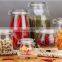 Wholesale kitchen glass jars with clip lid