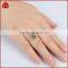18k yellow gold-plated base metal ring with long rectangle rose gold druzy stone