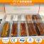 6060 T3-T8 0.8-1.4mm aluminum extruded for Bow Windows with polished finish