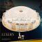 Modern Luxury 60W LED Crystal Ceiling mounted Light Bedroom LED Absorb Dome Lights