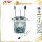 MSF-3550 Luxurious South America chocolate fondue set 11pcs stainless steel cheese fondue set special forks with different color