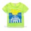wholesale price round neck printed cute cotton t shirt for children