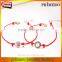 Monkey pendant red rope women bracelet wholesale jewelry 18K Gold Shell