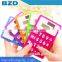 Mini Gift Silicone Solar Power Calculator / Logo Customized OEM Electronic Manufacturer