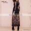 Embroidery Blue Three Quarters Sleeve Peplum boutique dresses lahore