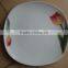 ceramic porcelain moonlight plate / ceramic porcelain fruit plate